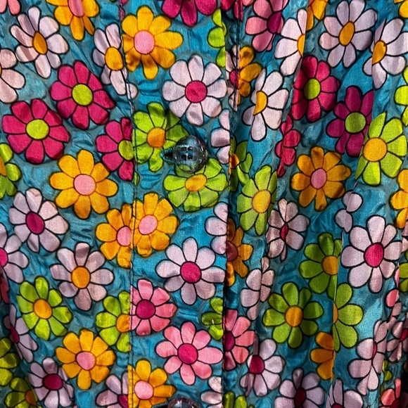 VENDOR ITEM : FINAL PRICE Vintage Handmade Floral House Dress - Picture 4 of 7